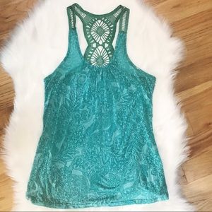 Full Tilt Tank Top • Crochet Detail